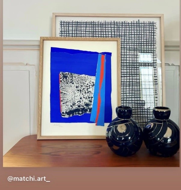 Série de collages présentée en permanence dans la GALERIE MATCHI’ART